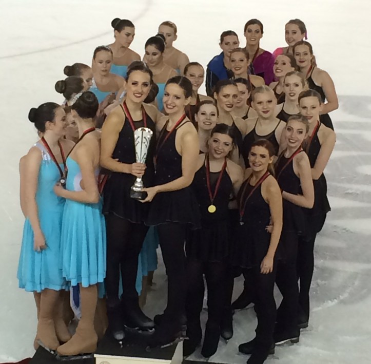 Junior B medallists Wight Jewels (right) and Solway Stars